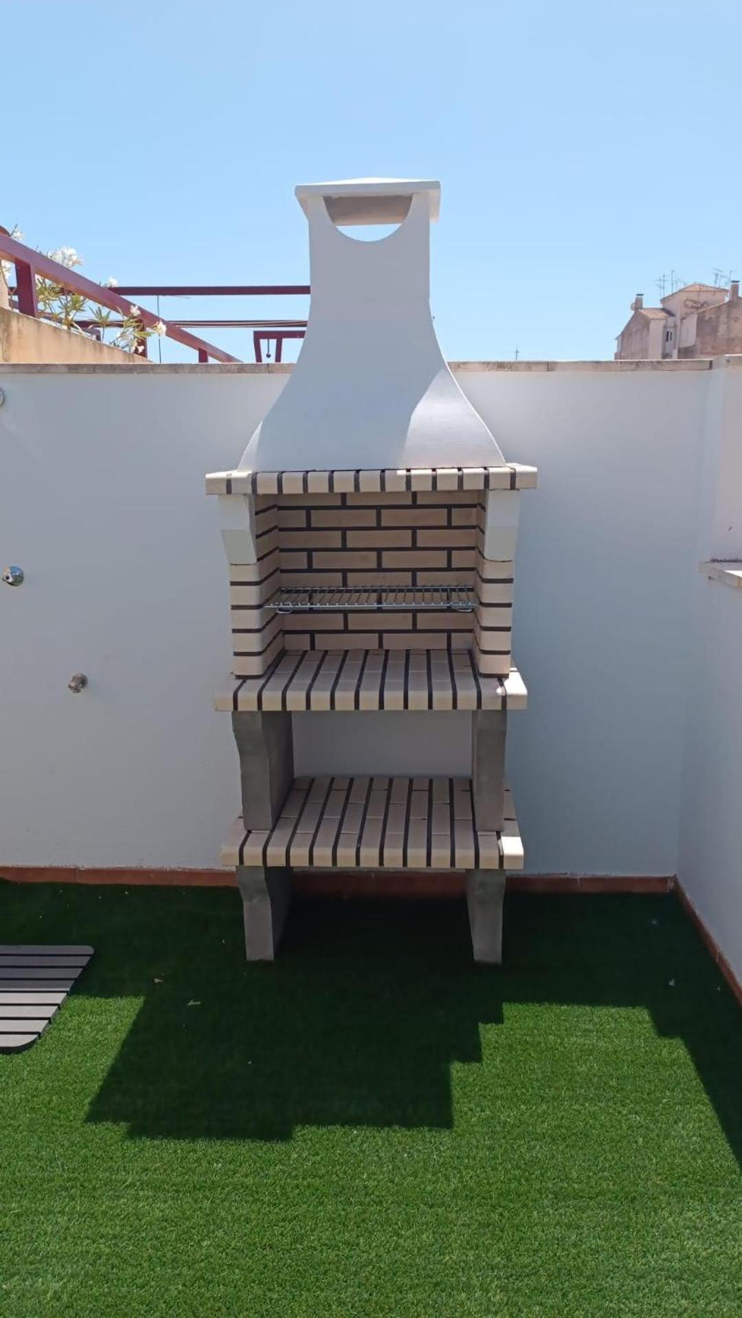 Estudio Centro Malaga Terraza Y Barbacoa Dış mekan fotoğraf