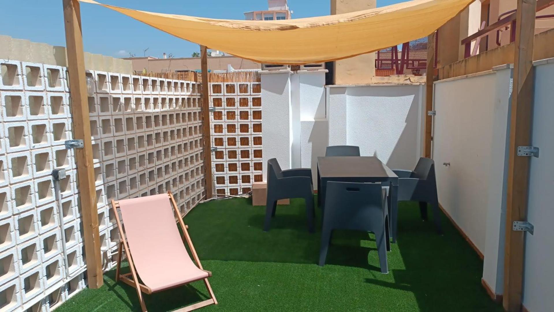 Estudio Centro Malaga Terraza Y Barbacoa Dış mekan fotoğraf