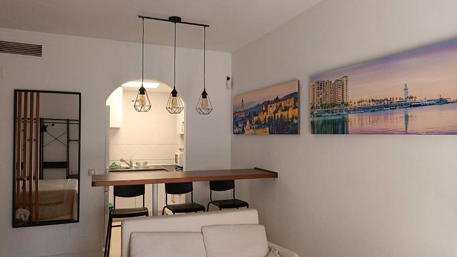 Estudio Centro Malaga Terraza Y Barbacoa Dış mekan fotoğraf