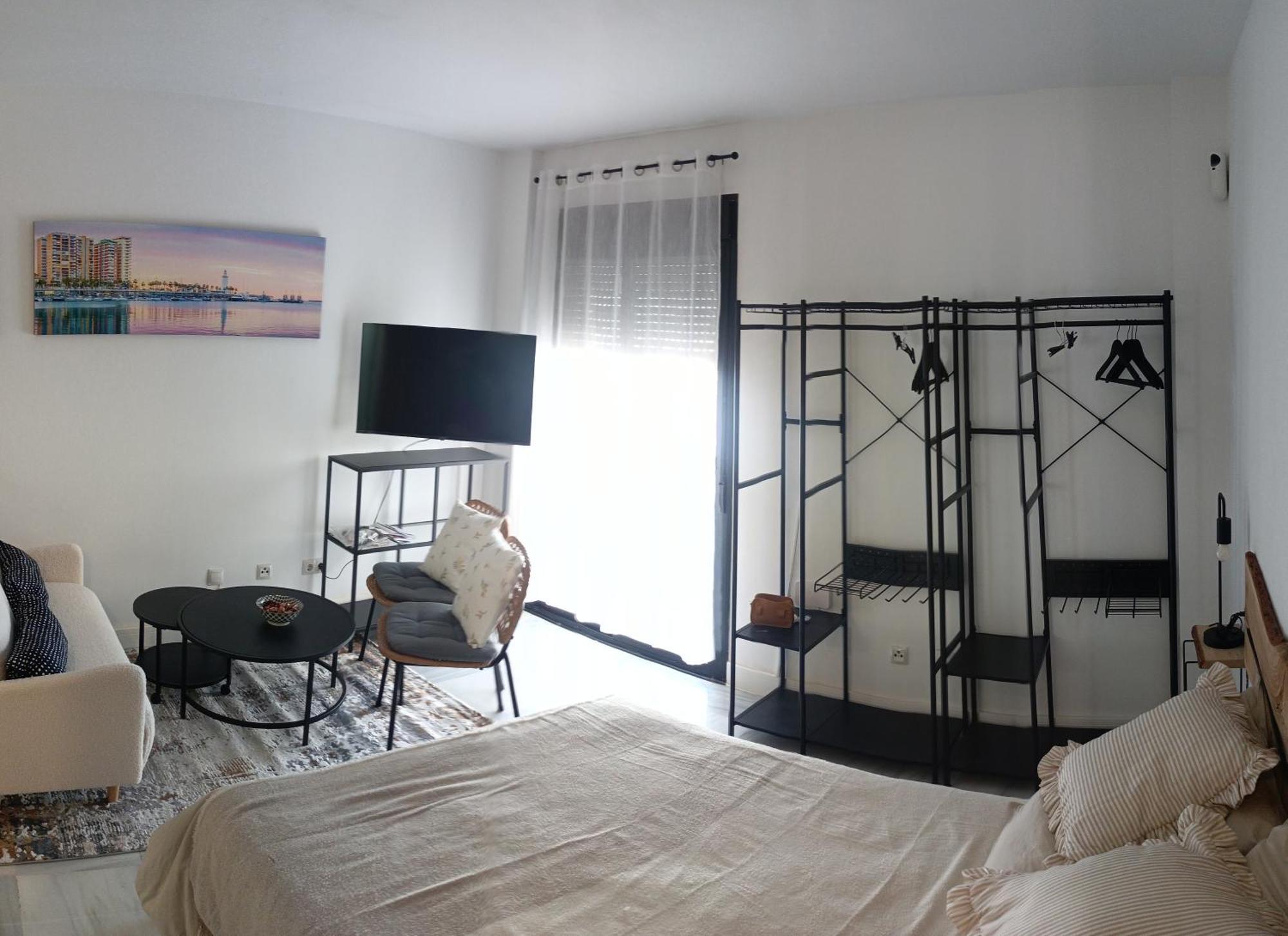 Estudio Centro Malaga Terraza Y Barbacoa Dış mekan fotoğraf